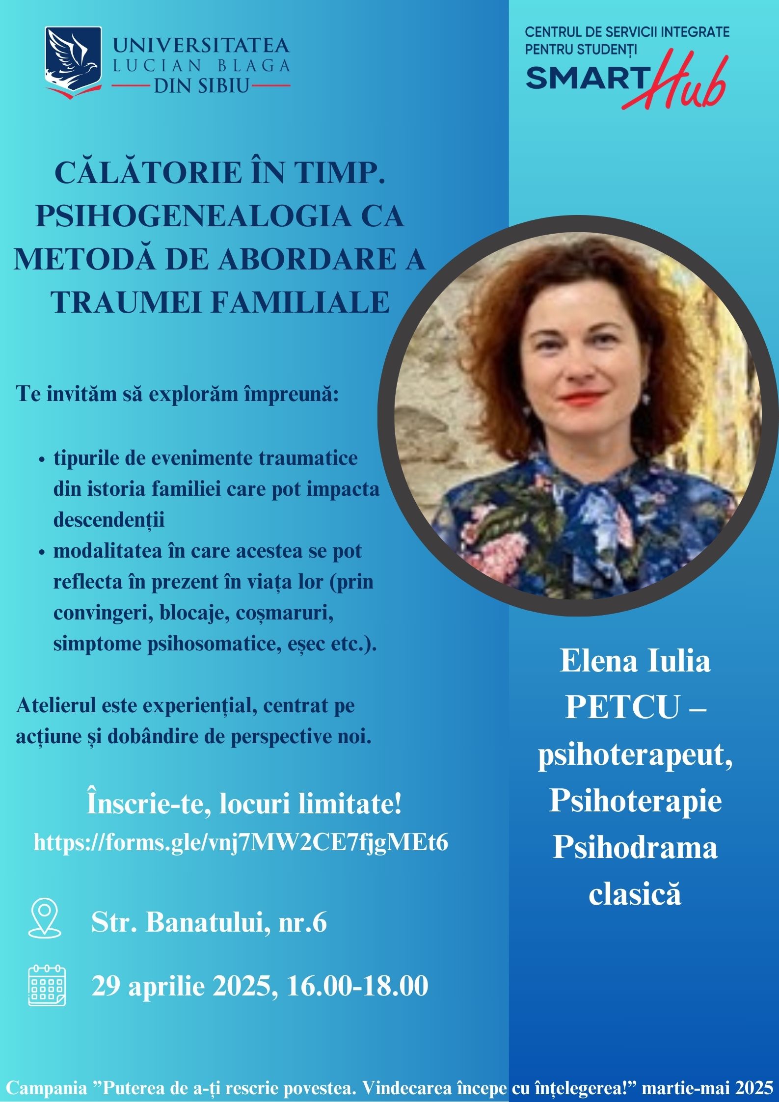 CĂLĂTORIE ÎN TIMP. PSIHOGENEALOGIA CA METODĂ DE ABORDARE A TRAUMEI FAMILIALE