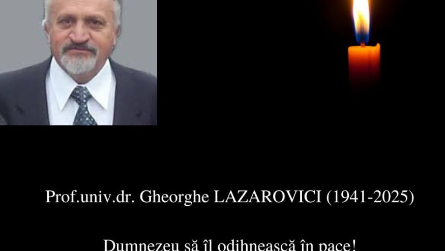 In memoriam prof.univ.dr. Gheorghe Lazarovici (1941-2025)