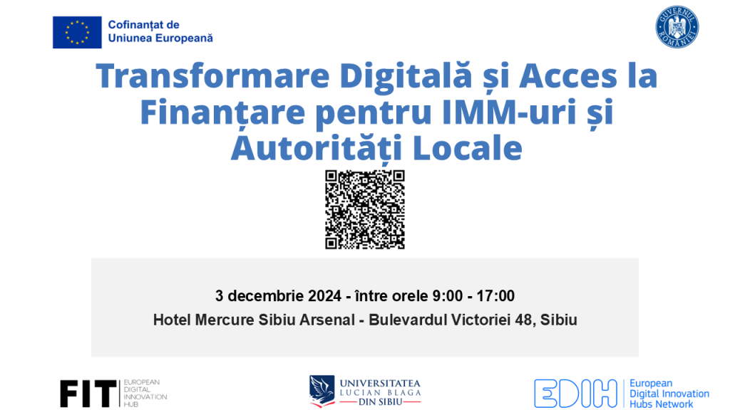 Transformare Digitală și Acces la Finanțare pentru IMM-uri și Autorități Locale